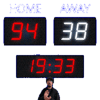 38 Away Sticker
