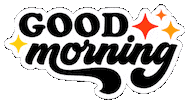 Good Morning Rainbow Sticker