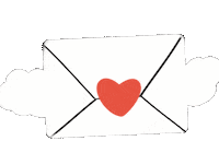 In Love Hearts Sticker