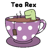 tea time Sticker by Loof and Timmy