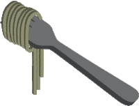 Pasta Spaghetti Sticker by Explore Cuisine