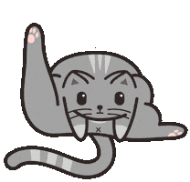happy fat cat Sticker by Meowingtons