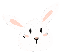 Easter Bunny Vegan Sticker