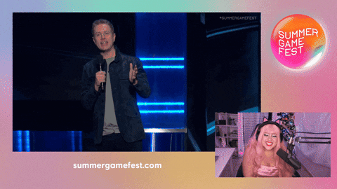 Geoff Keighley Laughing GIF