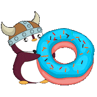 Sugar Rush Penguin Sticker by Pudgy Penguins