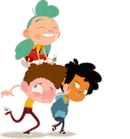 camp camp rt animation Sticker by Rooster Teeth