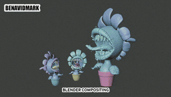benavidmark 3d blender creature adobe GIF