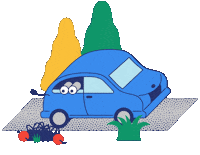 car sea Sticker by HoldNorgeRent