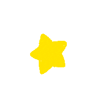 Star 노란색 Sticker