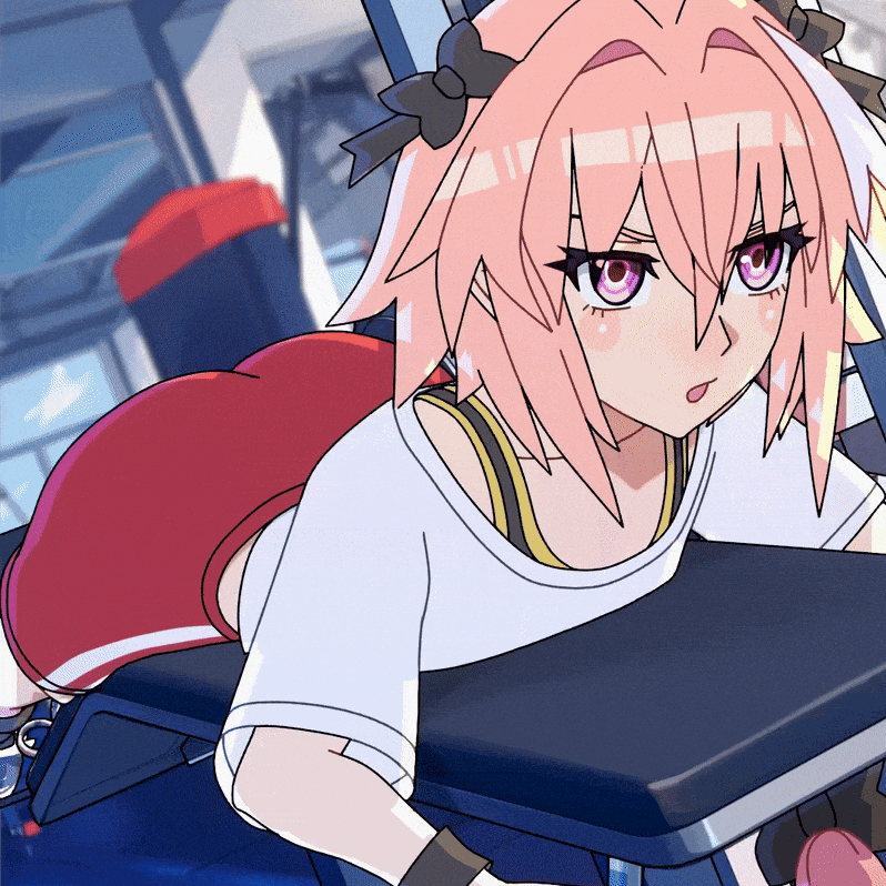 amplected giphyupload anime gym fate GIF