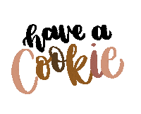 Cookie Handwriting Sticker