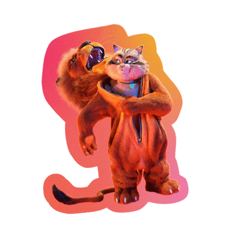 Cat Meow Sticker by Aruga