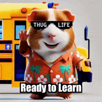School Ready To Learn GIF by Guinea Gambino