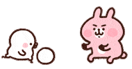 Ball うさぎ Sticker by Kanahei