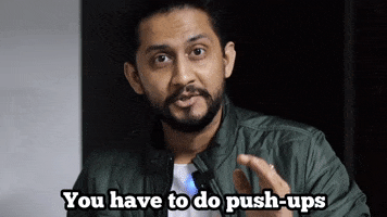 Push Up Just Do It GIF by Digital Pratik