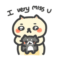 Miss U Sticker