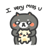 Miss U Sticker