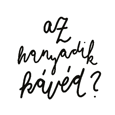 superlamecards magyar kave koffein reggel Sticker