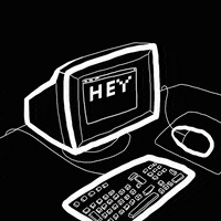 pikkaheta hi hey computer you GIF