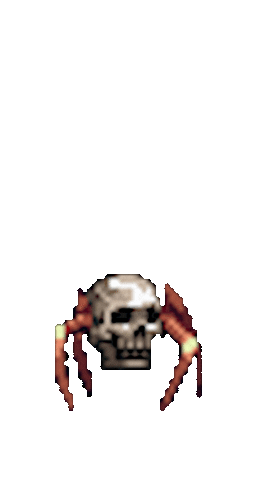 video game skull Sticker by Leroy Patterson