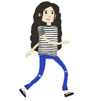 thesaintstudio mood walking walk come on Sticker