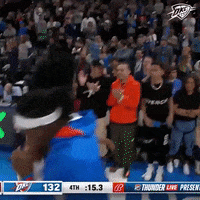 High Five Basketball GIF by OKC Thunder
