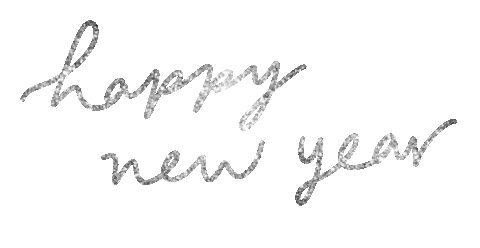 Happy New Year Glitter Sticker