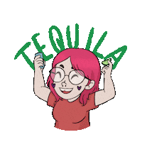 Happy Girl Sticker