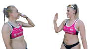 Eredivisie Beachvolleybal Sticker by Q. Wolters - Media
