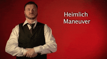 sign language heimlich maneuver GIF by Sign with Robert