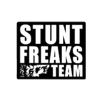 stuntfreaksteam logo burnout stunt sft Sticker