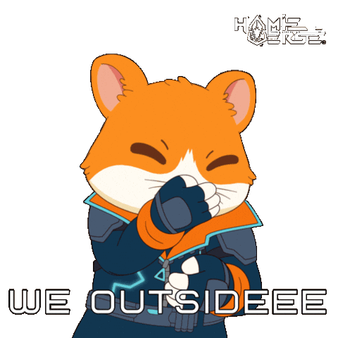 Vibing Turn Up Sticker by Hamieverse