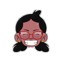 Happy Girl Sticker by Gashhuds