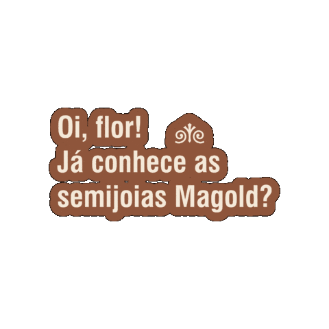 Revendedora Semi Joias Sticker by Magold Semijoias
