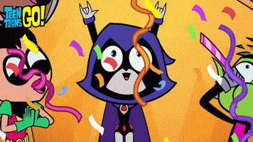 Excited Teen Titans GIF by Cartoon Network