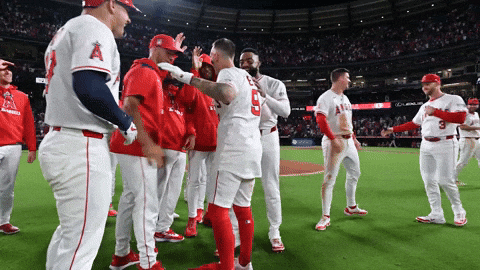 Mike Trout GIF by Los Angeles Angels