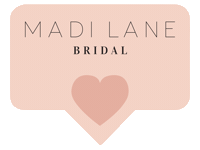 heart bride Sticker by Madi Lane Bridal