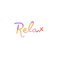 Unwind Chill Out Sticker by BrittDoesDesign