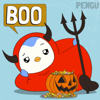 Trick Or Treat Halloween GIF by Pudgy Penguins