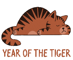 Sleepy New Year Sticker