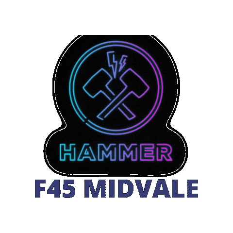 Phase 2 Hammer Sticker by f45trainingmidvale