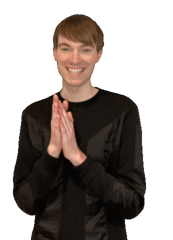 playrich happy sticker thank you applause Sticker