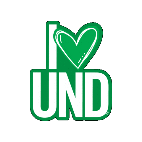 North Dakota Hawks Sticker by University of North Dakota