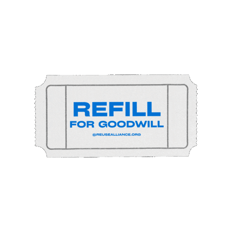 Refill Sticker by Reuse Alliance