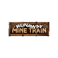 Runaway Mine Train Rollercoaster Sticker by Alton Towers Resort