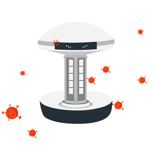 Robot Stay Safe Sticker by SGInnovate