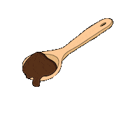 mybodygenius chocolate spoon mybodygenius bodygenius Sticker