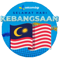 Celcomdigi Hari Malaysia 2025 Sticker by CelcomDigi