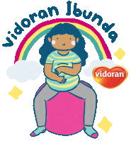 vidoran milk pregnant preggo hamil Sticker