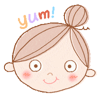 Torico happy smile food girl Sticker